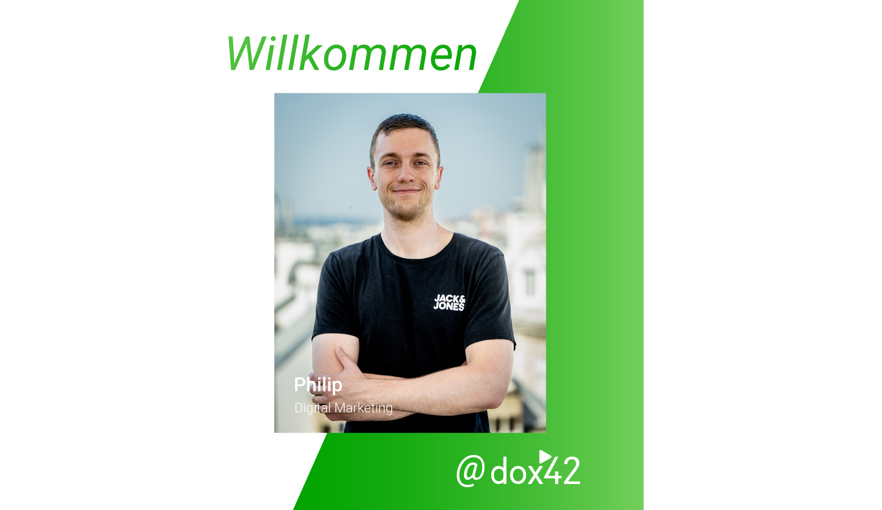 Neuer Zuwachs im Marketing-Team: Herzlich willkommen, Philip!