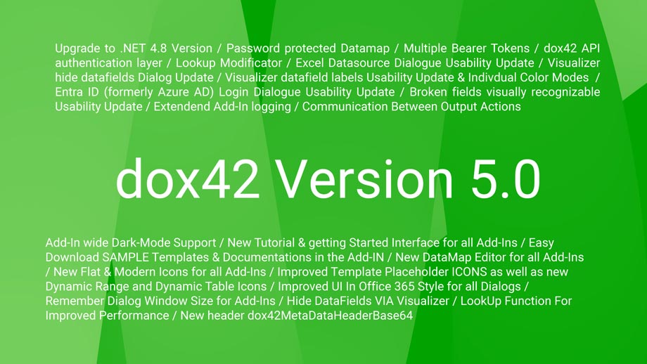 Now available: dox42 5.0 BETA