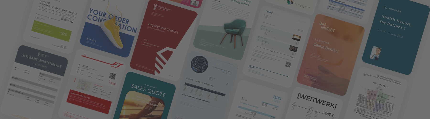 Document generation examples